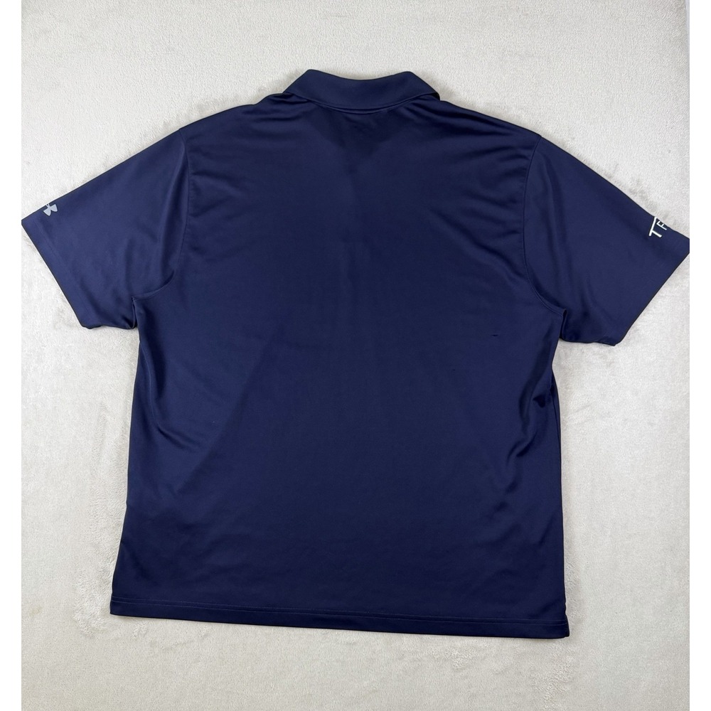 Under Armour‎ HeatGear Men's XL Polo Shirt Blue Performance Golf Athletic - Picture 16 of 16